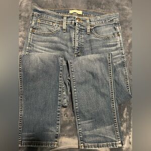 Madewell Light Blue Slim Straight Denim Jeans